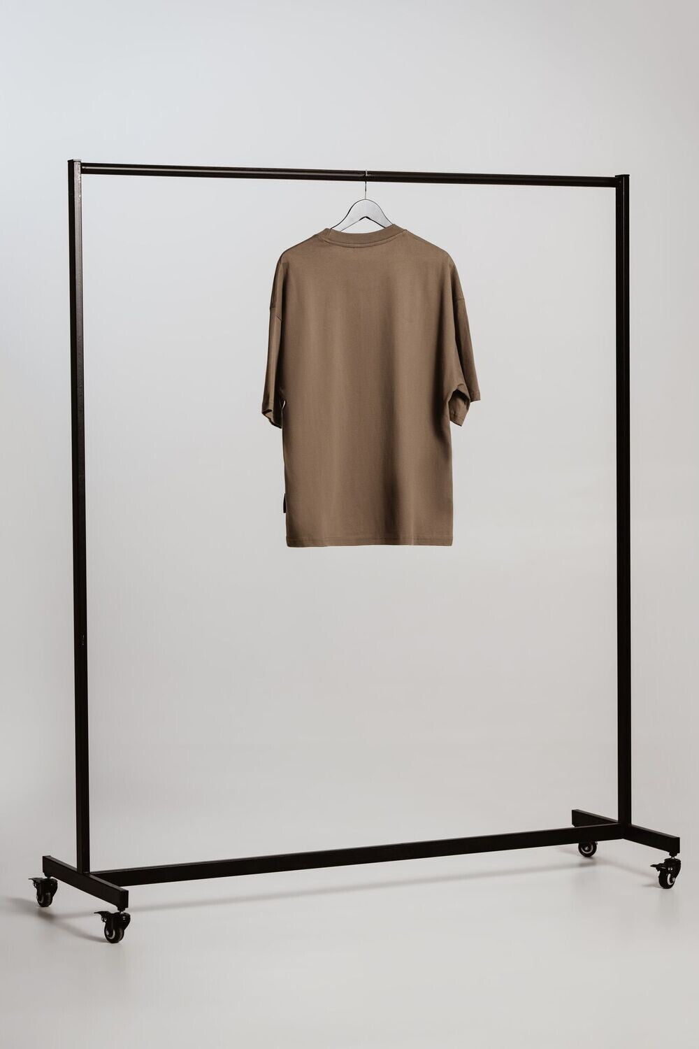 Oversized Shirt - Brown Black