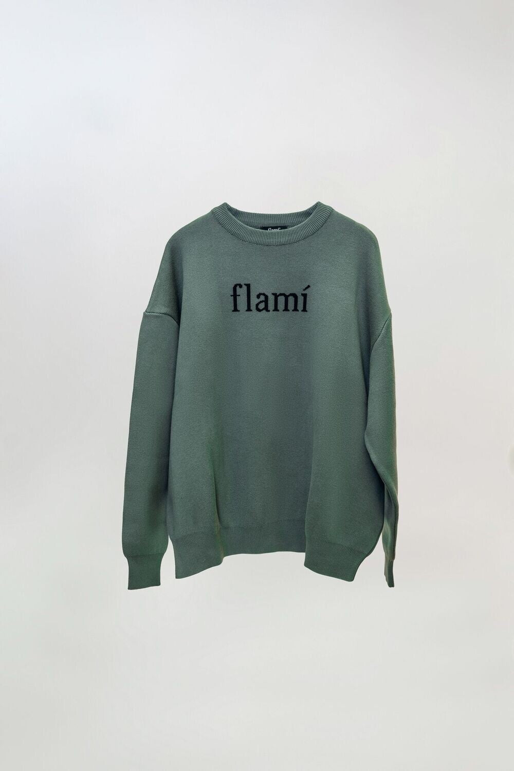 Oversized Pullover - Olive Black