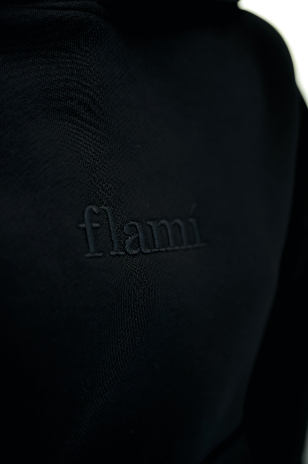 Oversized Hoodie - Black on Black