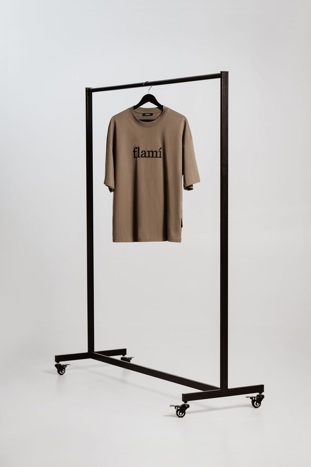 Oversized Shirt - Brown Black